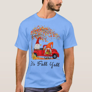 Camiseta É outono Vocês todos gnomos lindos Abóbora Abóbora