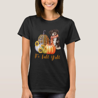 Camiseta É outono Vocês todos Havaneses Cachorro Leopard Pu