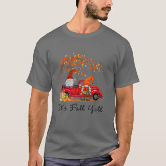 Camiseta É outono Vocês todos os gnomos de caminhões Pumpki