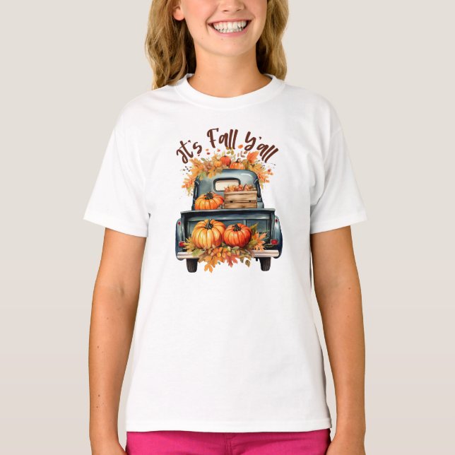 Camiseta É outono Y'all (Frente)