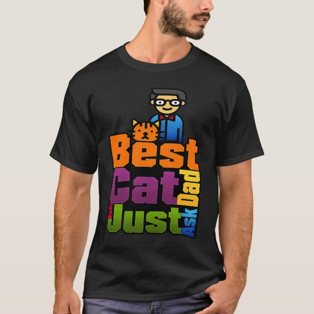 Camiseta e Pai de Gato Único 1 (Frente)