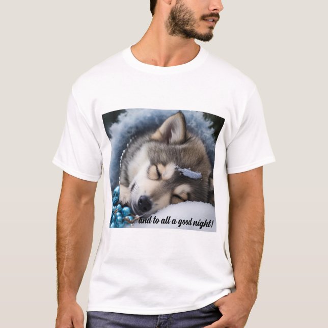 Camiseta E para uma boa noite (Frente)