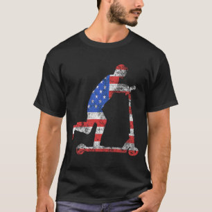 Camiseta E Patinete USA American Electric Patinete Driver S