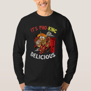 Camiseta É Pho Dragon King Pho Bowl Comida Vietnamita Ásia