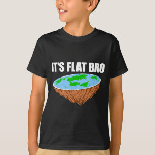 Camiseta É Plano Irmão Terra Plana Conspiração Ciência Cami