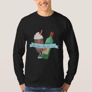 Camiseta E Por Isso Bebemos Vinho De Podcast E Milkshake