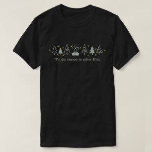 Camiseta É POR ISSO QUE A Natividade Natal Cristã É Negra