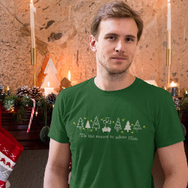 Camiseta É POR ISSO QUE A Natividade Natal Cristã É Verde