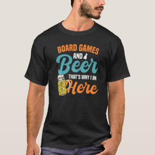 Camiseta É por isso que estou aqui conselho de jogos de con