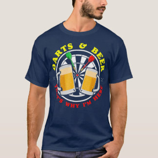 Camiseta É Por Isso Que Estou Aqui Esportes Engraçados De B