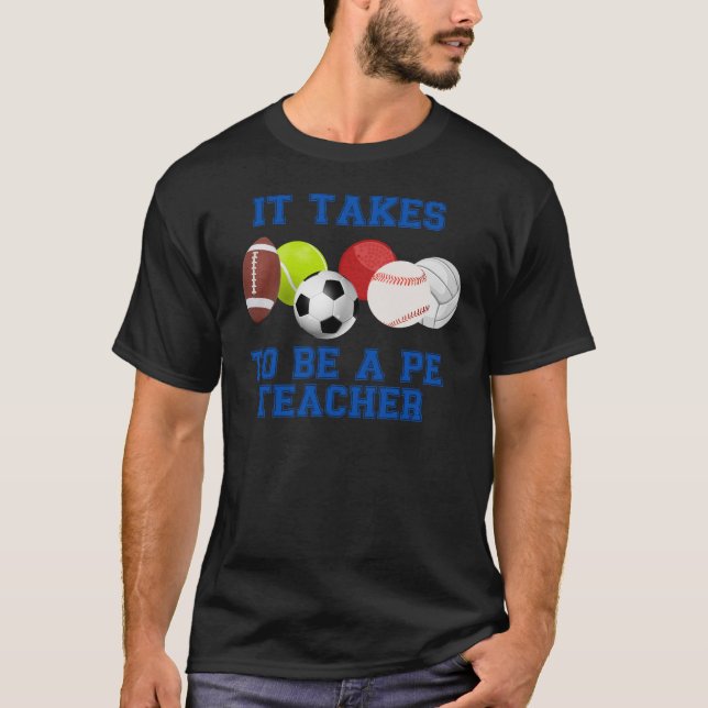 Camiseta É Preciso Bolas Para Ser Professora De Educação (Frente)