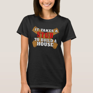 Camiseta É Preciso Estar Para Construir Uma Carpa De Madeir