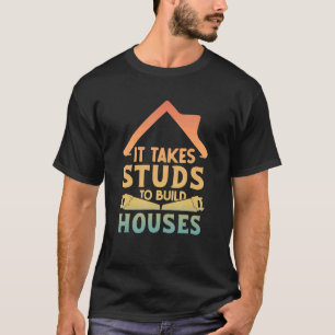 Camiseta É preciso estudar casas para construir carpas de c
