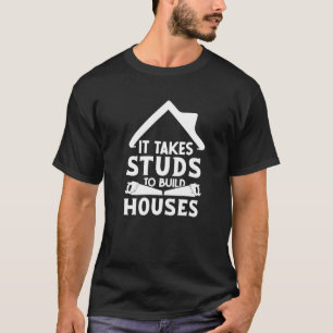 Camiseta É preciso estudar casas para construir carpas de c
