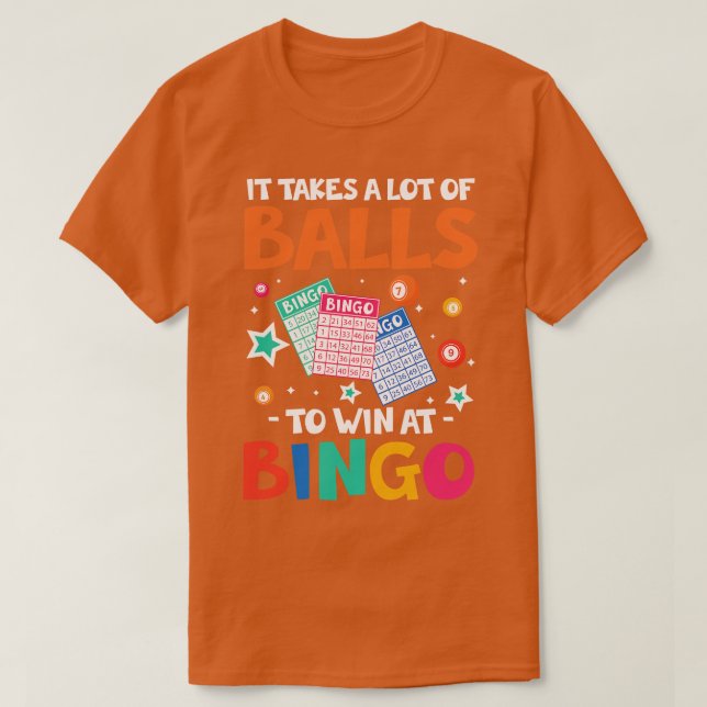 Camiseta É preciso muito Balls para ganhar um presente de j (Frente do Design)