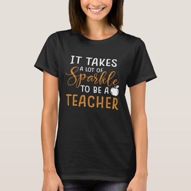 Camiseta É Preciso Muito Espargos Para Ser Professora (Frente)