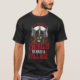 Camiseta É Preciso Pensar Em Uma Aldeia - Nórdicos