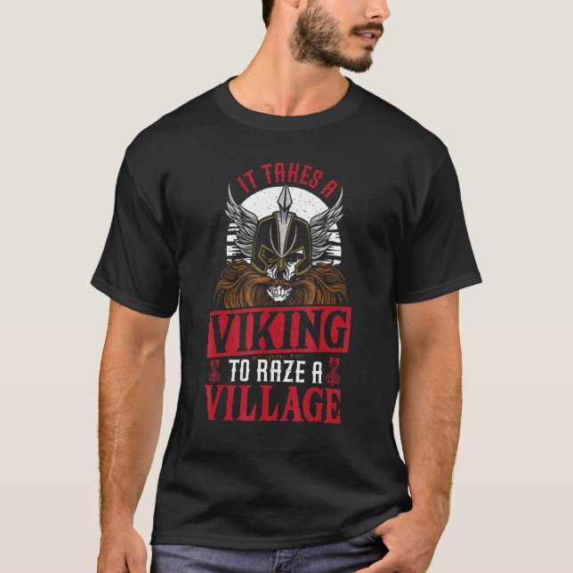 Camiseta É Preciso Pensar Em Uma Aldeia - Nórdicos (Frente)