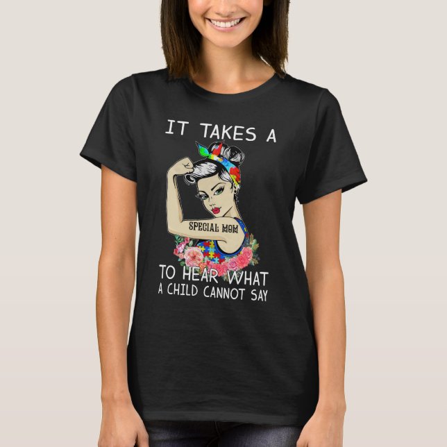 Camiseta É preciso ter uma mãe especial consciência (Frente)