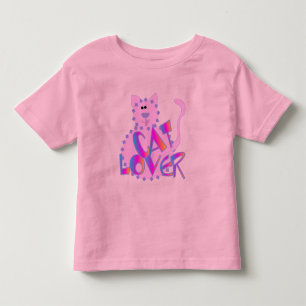 Camiseta e presentes cor-de-rosa do amante do gato