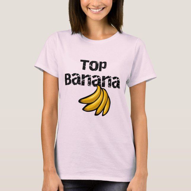 Camiseta e presentes da banana superior (Frente)