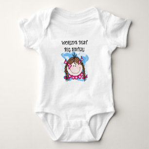 Camiseta e presentes da irmã mais velha do mundo