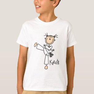 Camiseta e presentes da menina do karaté