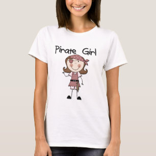 Camiseta e presentes da menina do pirata