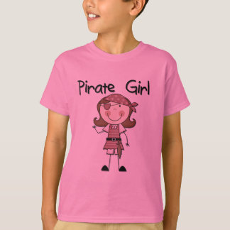 Camiseta e presentes da menina do pirata