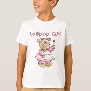 Camiseta e presentes da menina do pirulito