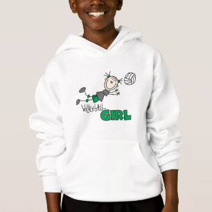Camiseta e presentes da menina do voleibol