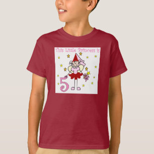 Camiseta e presentes da princesa feericamente 5o a