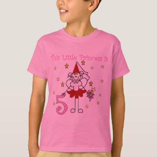 Camiseta e presentes da princesa feericamente 5o a