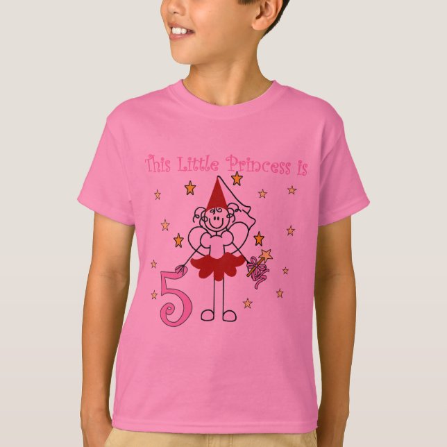Camiseta e presentes da princesa feericamente 5o a (Frente)