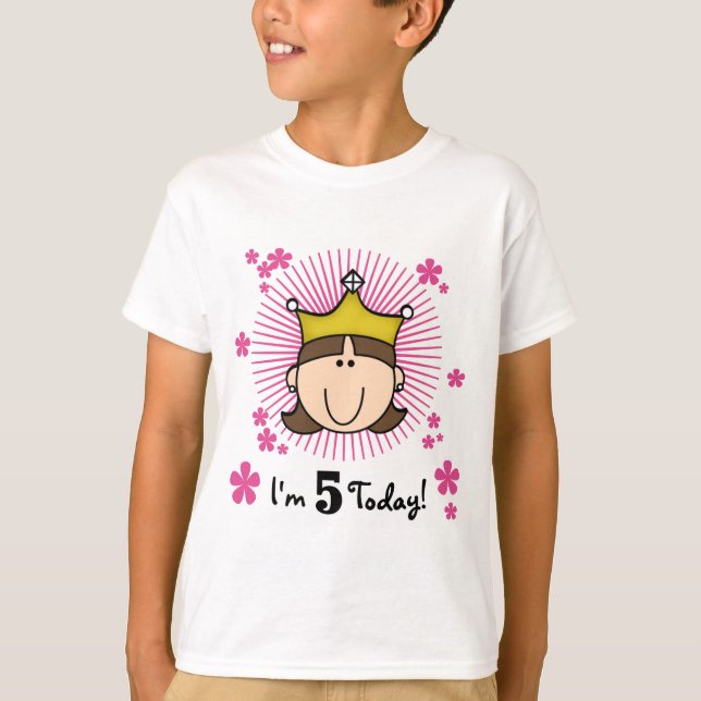 Camiseta e presentes da princesa triguenha 5o aniv (Frente)