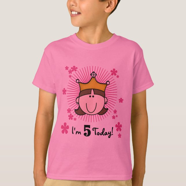 Camiseta e presentes da princesa triguenha 5o aniv (Frente)