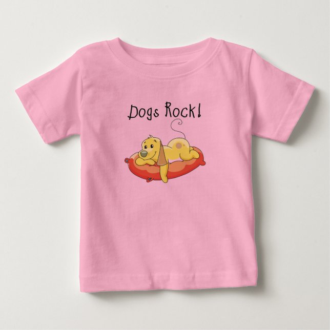 Camiseta e presentes da rocha dos cães (Frente)