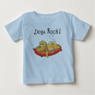 Camiseta e presentes da rocha dos cães