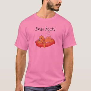 Camiseta e presentes da rocha dos cães