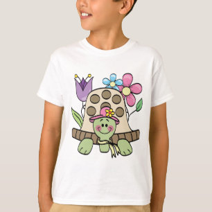 Camiseta e presentes da tartaruga da primavera