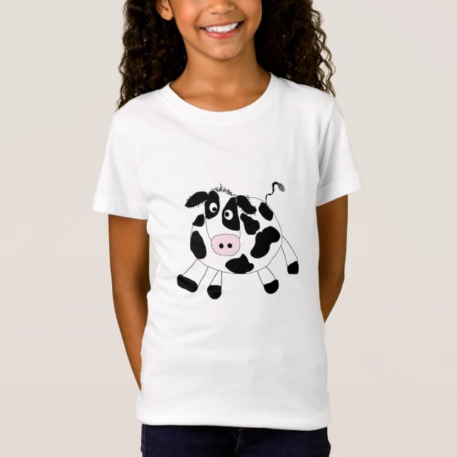 Camiseta e presentes da vaca da fazenda (Frente)