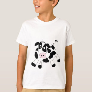 Camiseta e presentes da vaca da fazenda