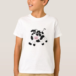 Camiseta e presentes da vaca da fazenda