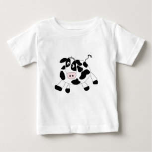 Camiseta e presentes da vaca da fazenda