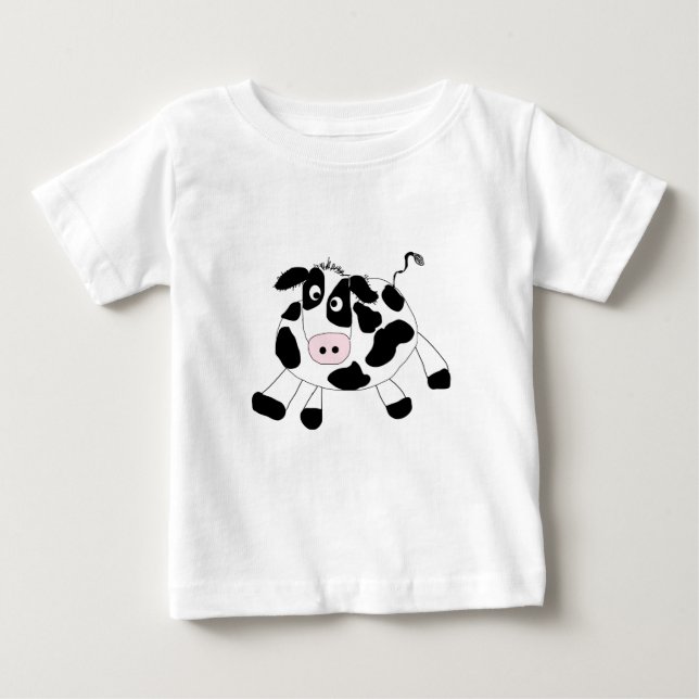 Camiseta e presentes da vaca da fazenda (Frente)