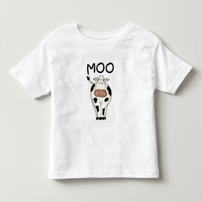 Camiseta e presentes da vaca do MOO (Frente)