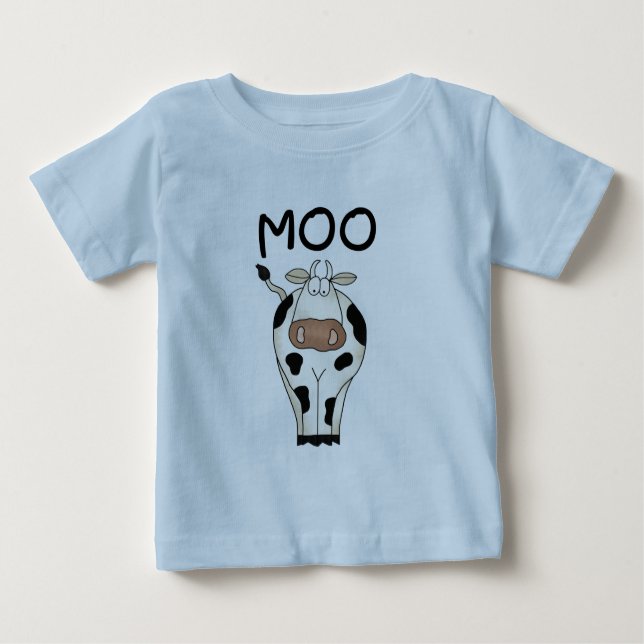 Camiseta e presentes da vaca do MOO (Frente)