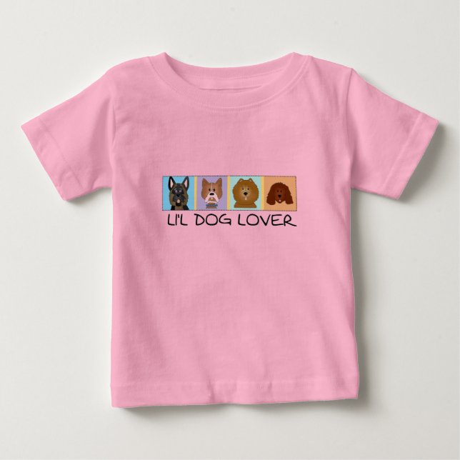 Camiseta e presentes do amante do cão pequeno (Frente)