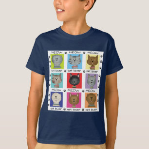 Camiseta e presentes do amante do gato do Meow