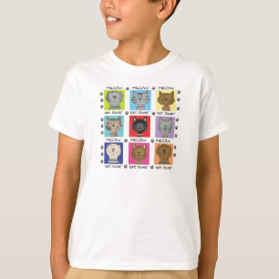 Camiseta e presentes do amante do gato do Meow